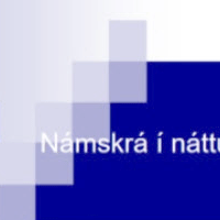 Námskrá